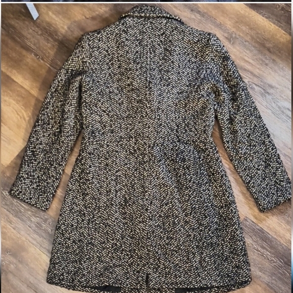 Worthington Herringbone Trench Coat - Picture 4 of 5